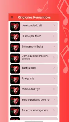 ringtones romantic song android App screenshot 3